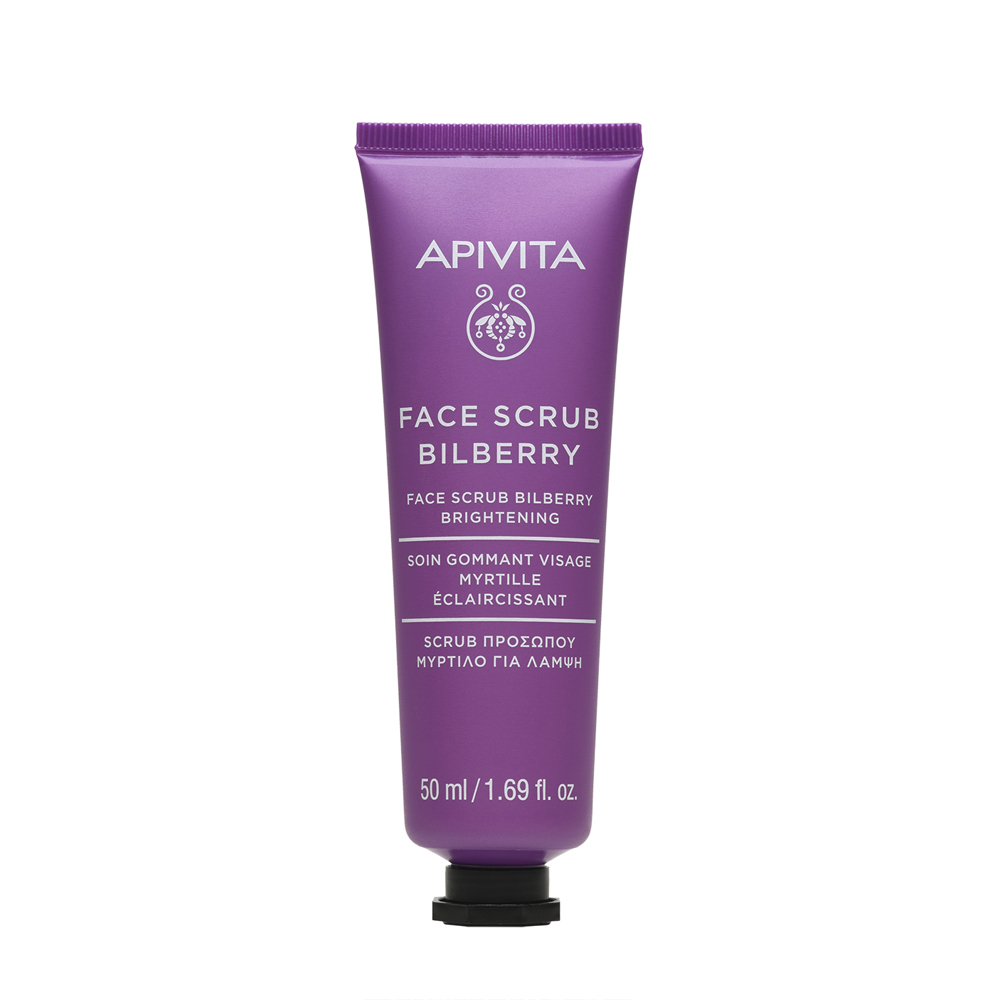 APIVITA - Scrub Προσώπου Μύρτιλο για λάμψη - 50ml